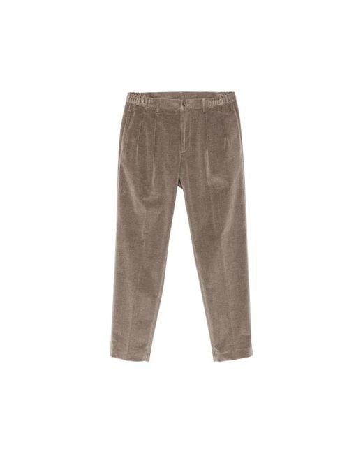 Tagliatore Gray Straight Trousers for men