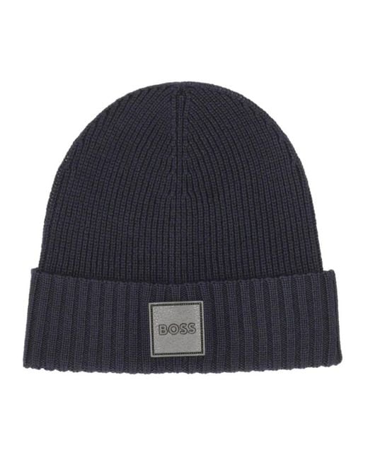 Beanies Boss de hombre de color Blue