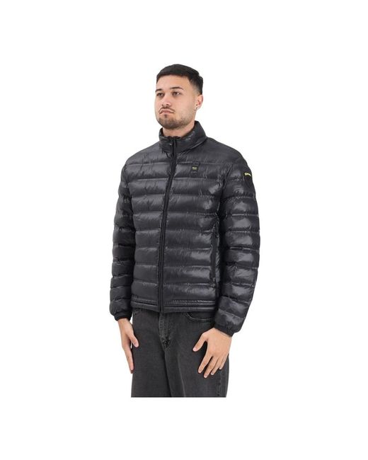 Down Jackets Blauer de hombre de color Gray