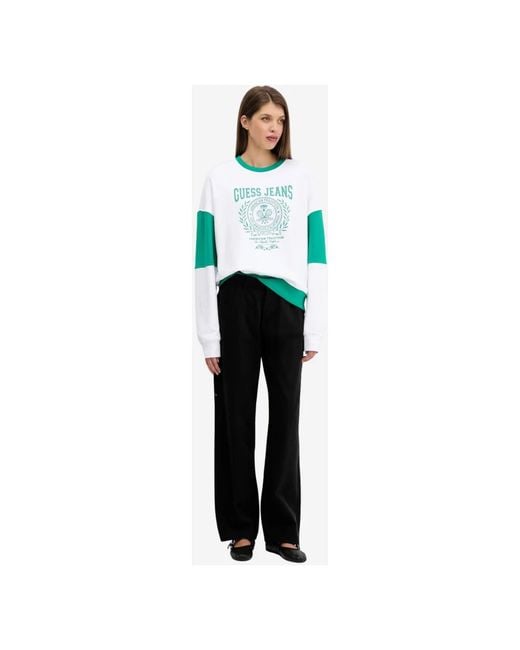 Guess Black Wide Trousers