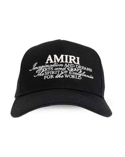 Amiri Accessoires ,Zwart ,Katoen Baseballpet in het Black voor heren