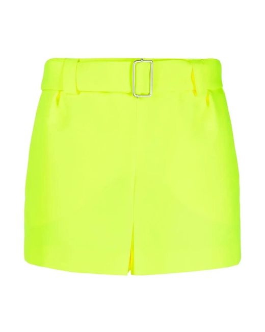 Philosophy Di Lorenzo Serafini Yellow Short Shorts