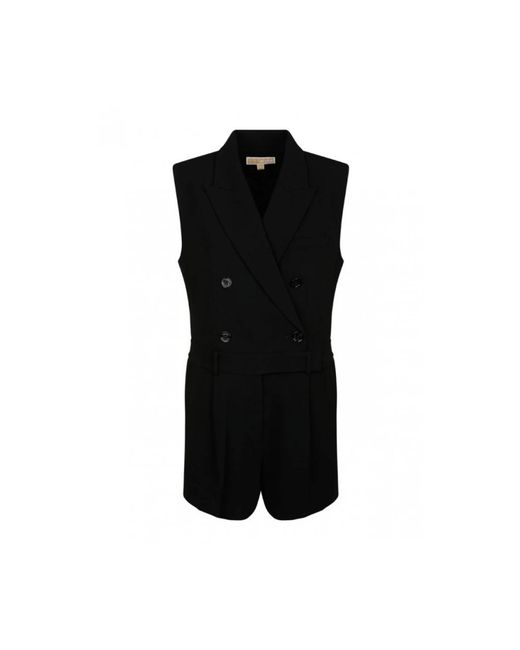 Michael Kors Black Playsuits