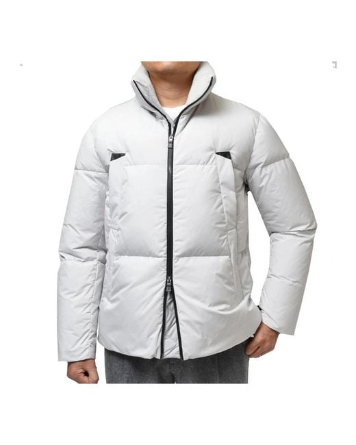 Down Jackets Herno pour homme en coloris Gray