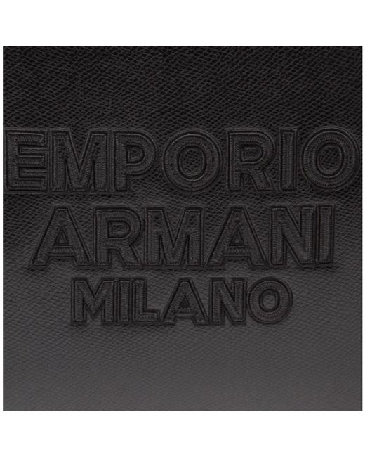 Emporio Armani Black Backpacks