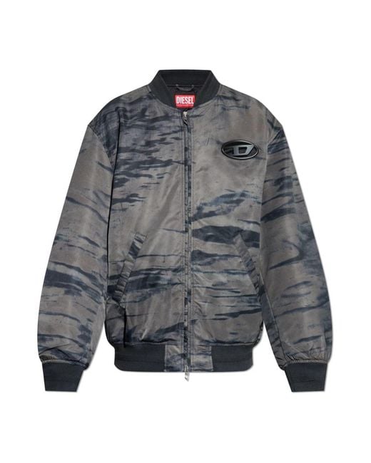 DIESEL Jassen ,Grijs ,Polyester Jas J-Kepes-Dlbz in het Gray voor heren