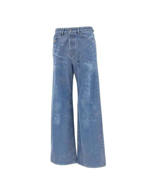 DIESEL Blue Wide Jeans
