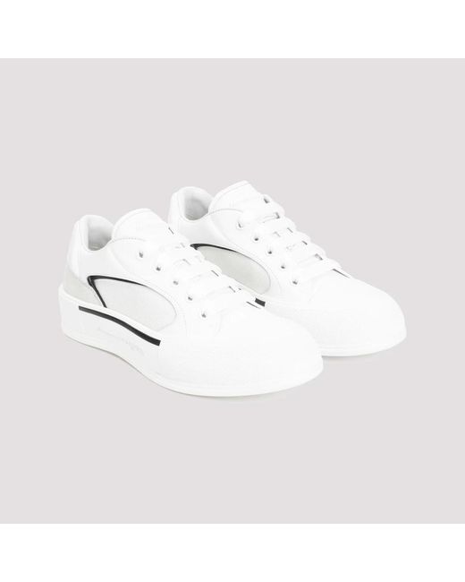 Alexander McQueen Weiße sneakers skate deck plimsoll in White für Herren