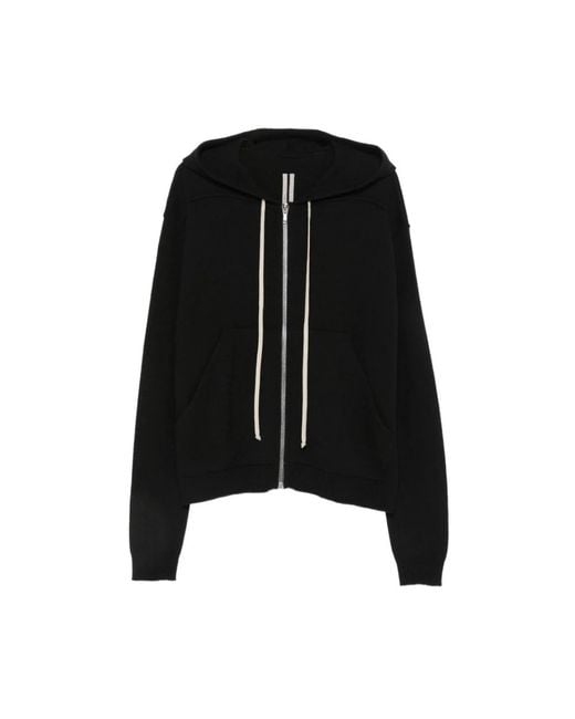 Rick Owens Black Zip-Throughs for men