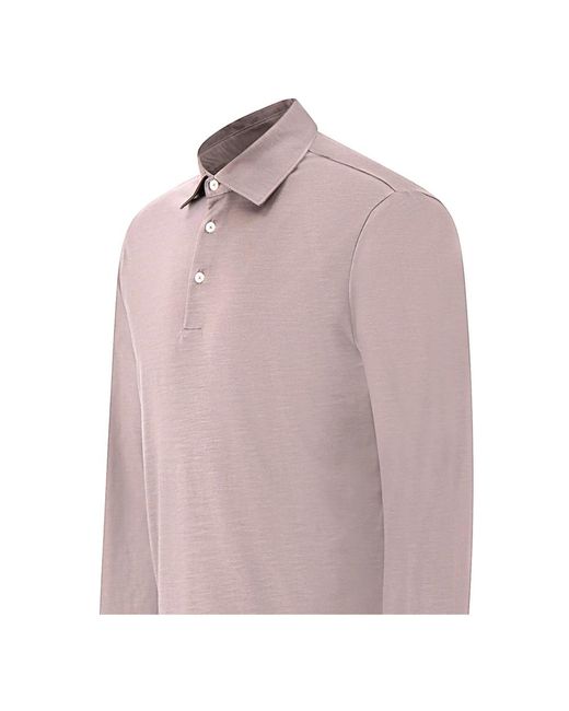 Polo Shirts Herno de hombre de color Pink