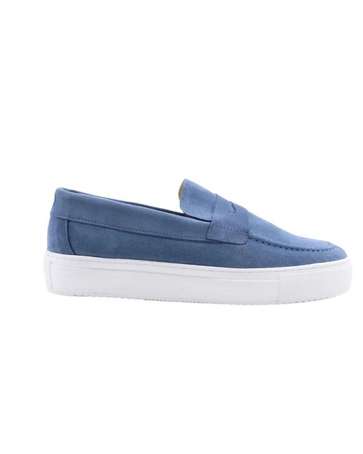 Goosecraft Blue Loafers for men