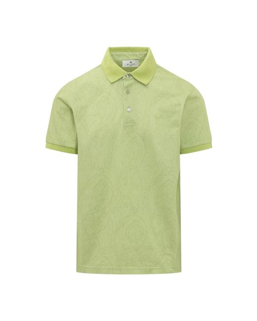 Etro Green Polo Shirts for men