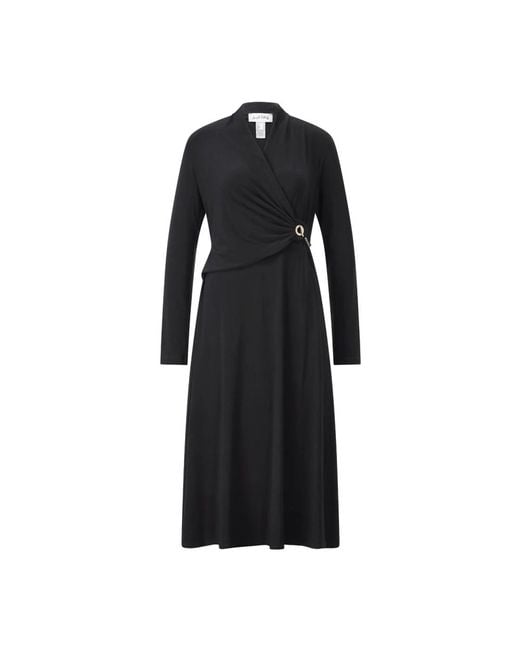 Joseph Ribkoff Black Midi Dresses