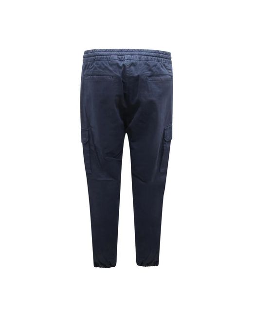 Fay Blue Slim-Fit Trousers for men