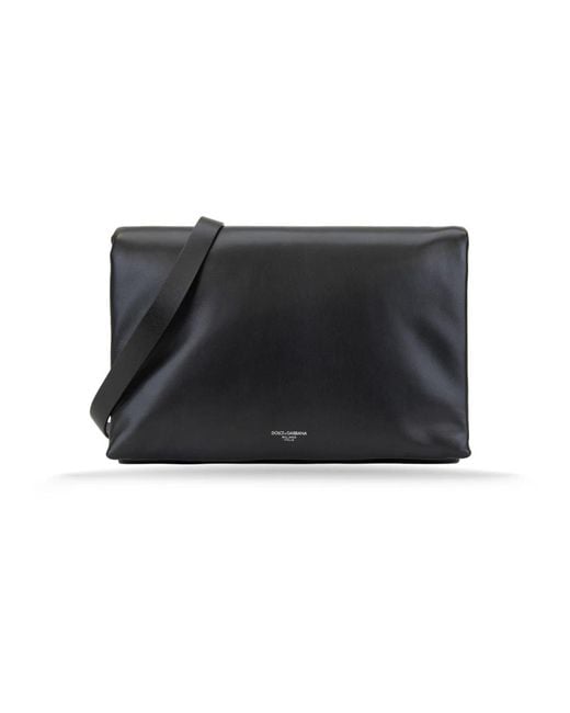 Dolce & Gabbana Black Cross Body Bags for men