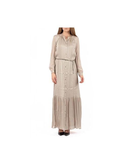 Maxi Dresses Michael Kors de color Natural