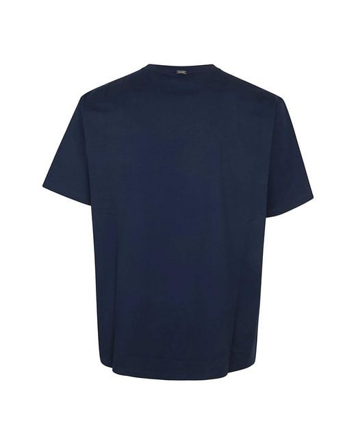 Herno Blue T-Shirts for men