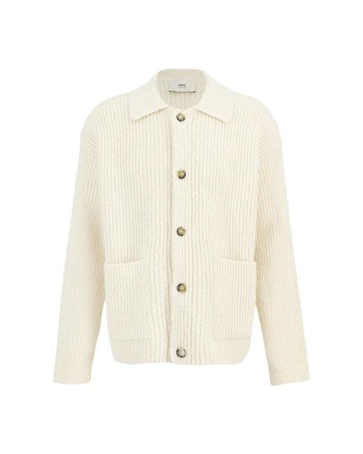 AMI White Cardigans for men