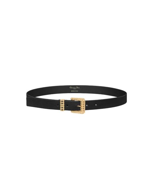 Dior Black Cannage Gürtel