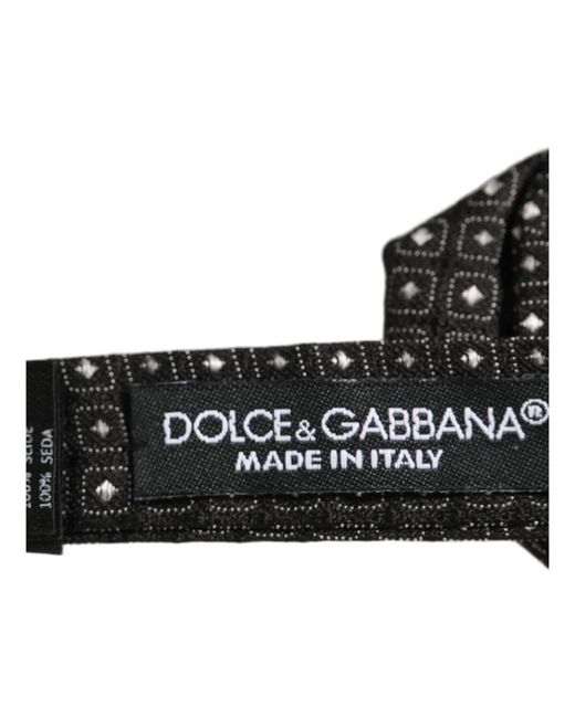 Bowties di Dolce & Gabbana in Black da Uomo