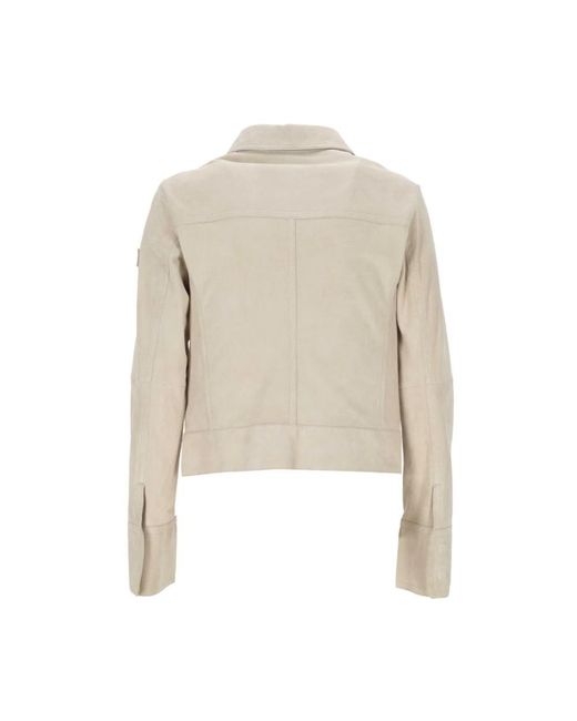 Leather Jackets Peuterey de color Natural