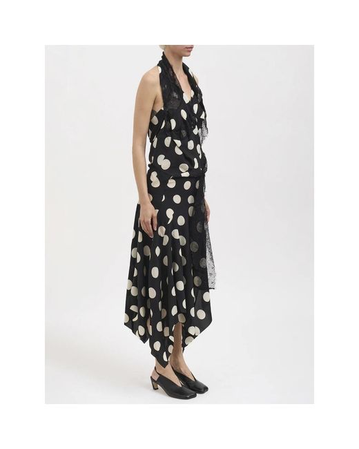 Junya Watanabe Wrap Jurken in het Black