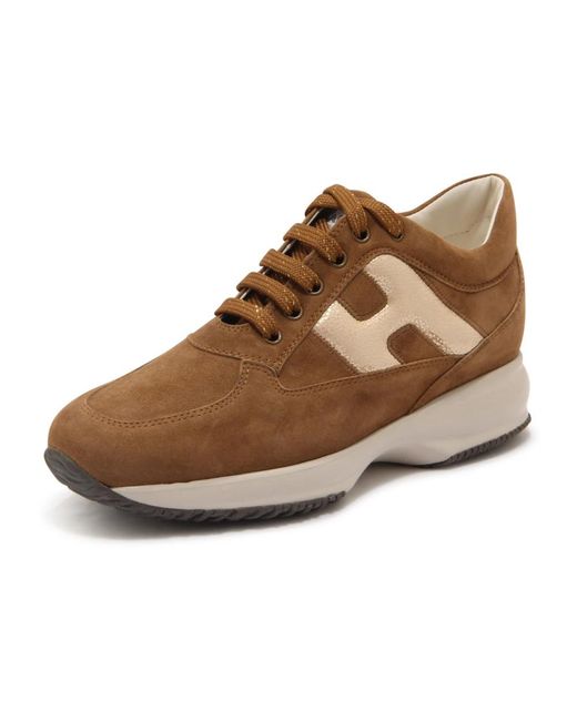 Hogan Brown Interaktive Weite Schuhe