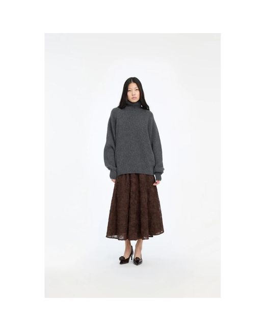 ROTATE BIRGER CHRISTENSEN Brown Midi Skirts