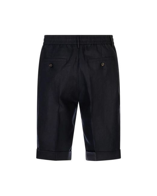 Peserico Black Casual Shorts for men