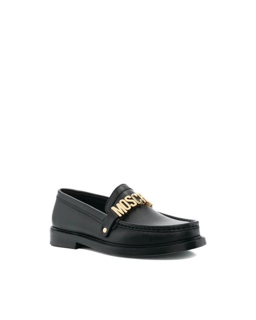 Moschino Black Loafers