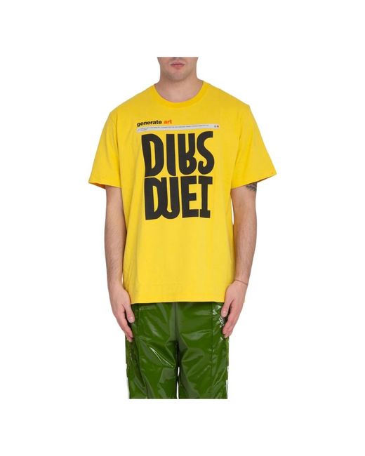 Doublet T-Shirts in het Yellow voor heren
