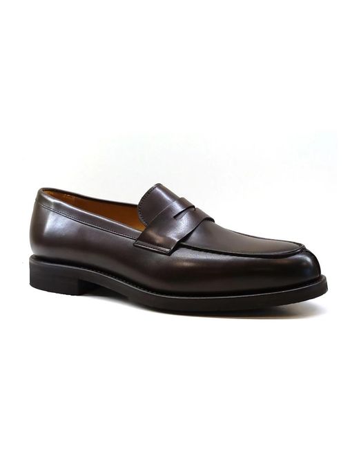 BERWICK  1707 Black Loafers for men