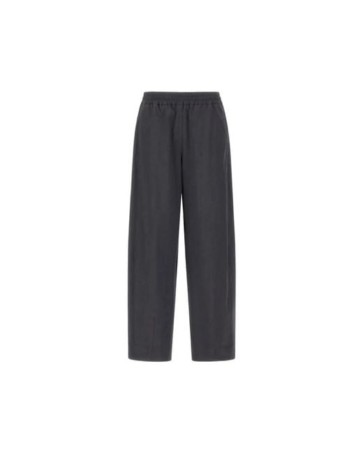 Herno Blue Straight Trousers