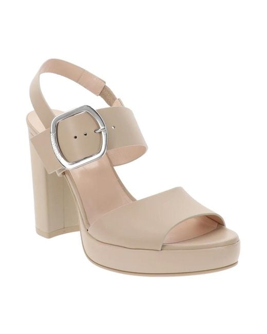 High Heel Sandals Nero Giardini de color White