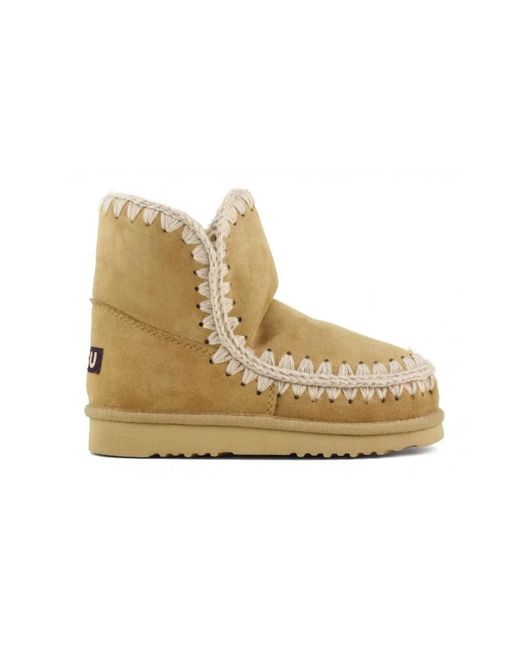 Eskimo 18 cammello stivaletto alla caviglia di Mou in Natural