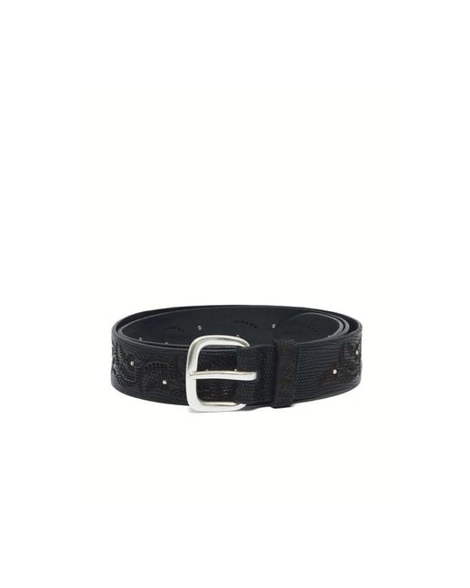 Orciani Black Belts for men