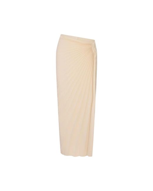 Roberto Cavalli Natural Maxi Skirts