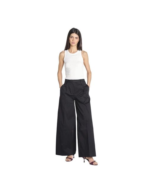 Thelatest Blue Wide Trousers