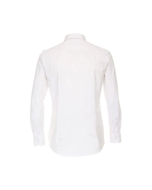 CASA MODA Weißes Freizeithemd Für Herren in White für Herren