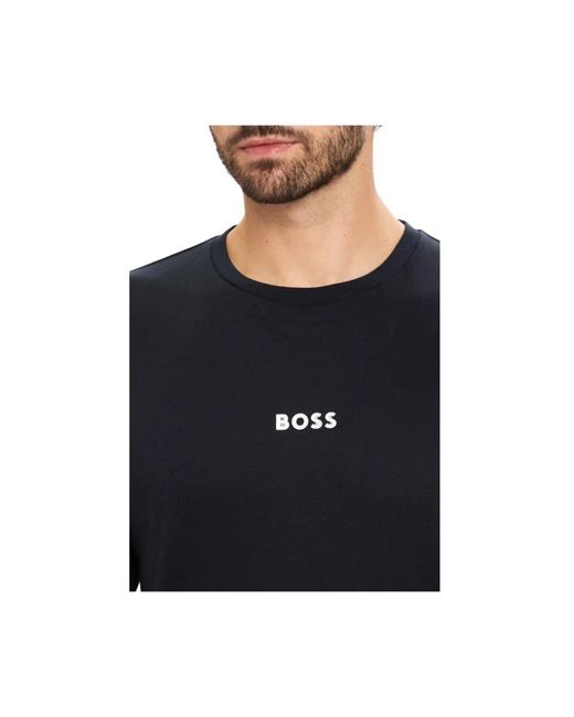 Boss Xmas Long Set in het Black voor heren
