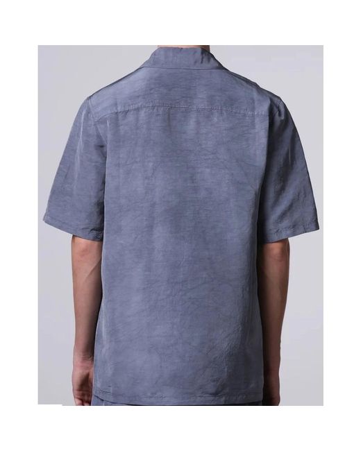 Roberto Collina Blue Short Sleeve Shirts for men