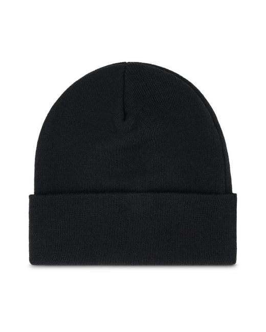 Palm Angels Black Beanies for men