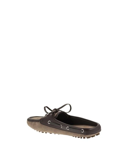 Mules Brunello Cucinelli en coloris Brown