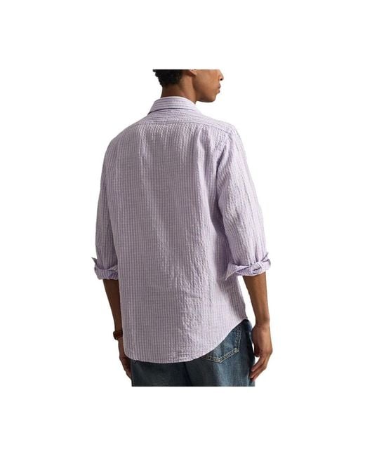 Polo Ralph Lauren Purple Casual Shirts for men