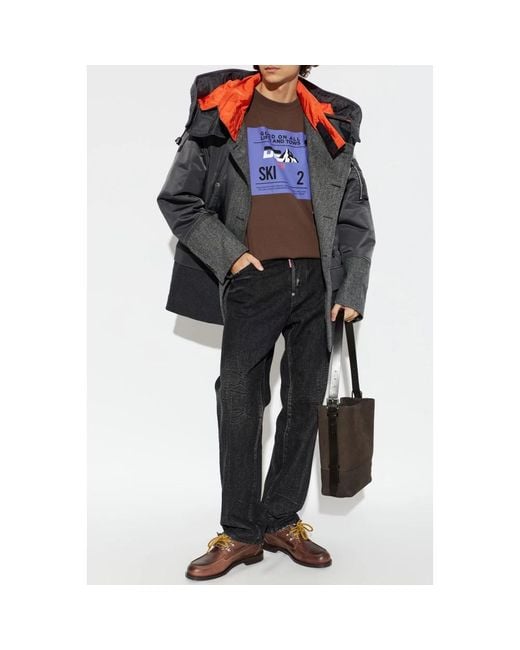 Parkas di DSquared² in Gray da Uomo