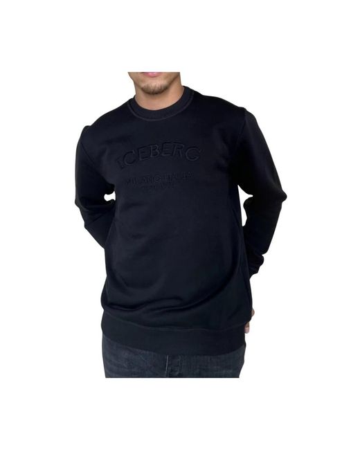 Iceberg Sweatshirts in het Blue voor heren