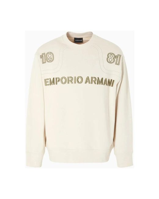 Emporio Armani Natural Sweatshirts for men