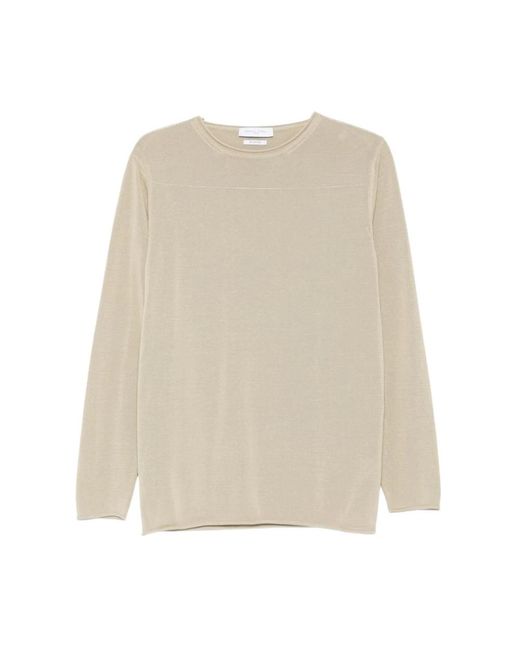 Daniele Fiesoli Natural Round-Neck Knitwear for men