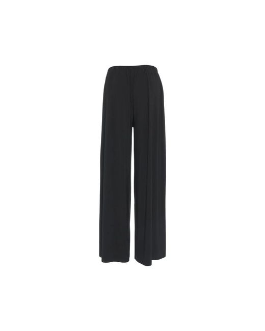 Trousers > wide trousers Norma Kamali en coloris Black