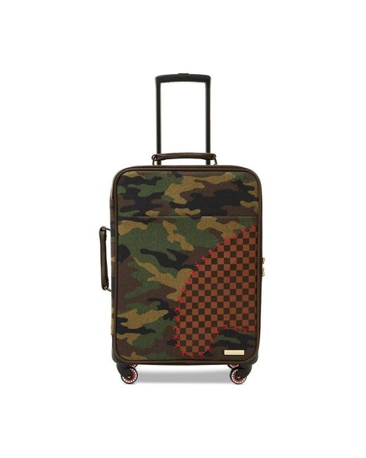 Sprayground Green Large Suitcases for men
